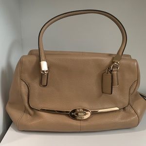 Coach purse, tan